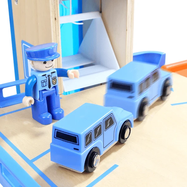 Top B Right Toys® Houten Auto Park Speelset 6 Top B Right Toys® Houten Auto Park Speelset - Afbeelding 4