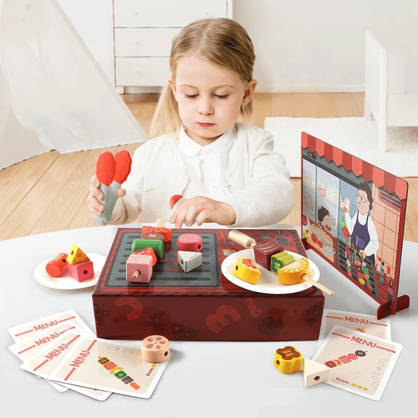 Top B Right Toys® Vormpjes Leerbox - BBQ Grill 4 Top B Right Toys® Vormpjes Leerbox - BBQ Grill - Afbeelding 2