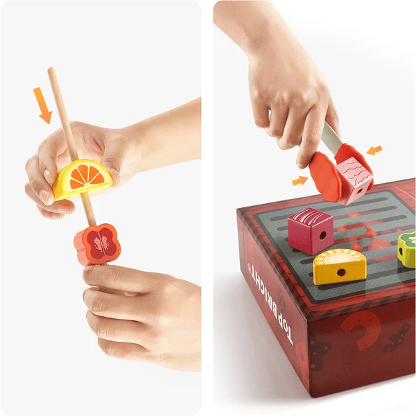 Top B Right Toys® Vormpjes Leerbox - BBQ Grill 6 Top B Right Toys® Vormpjes Leerbox - BBQ Grill - Afbeelding 4