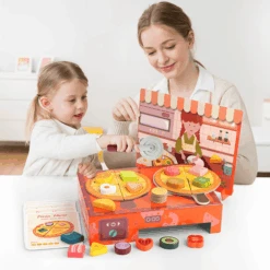 TopBright Toys® Vormpjes Leerdoos - Pizza Bakkerij 11 TopBright Toys® Vormpjes Leerdoos - Pizza Bakkerij -Pink or blue topbright toys vormpjes leerdoos pizza bakkerij a313356 4