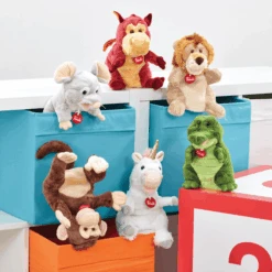 Trudi Marionetten Handpop Draak (Maat S) -Pink or blue trudi marionetten handpop draak maat s a035352 3