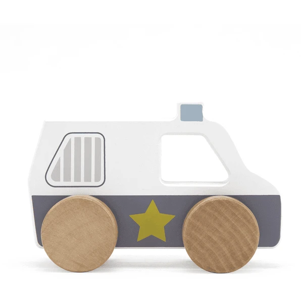 Tryco Houten Politieauto 5 Tryco Houten Politieauto - Afbeelding 3