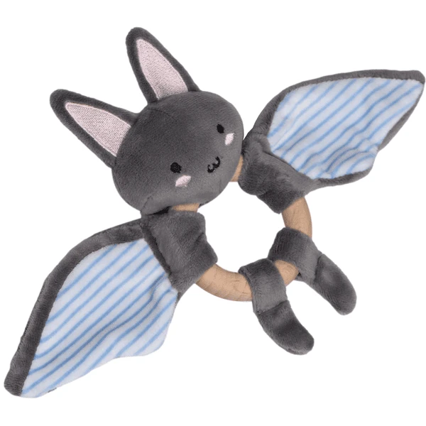 Tryco Pluche Speen Met Rammelaar - Bruce Vleermuis 6 Tryco Pluche Speen Met Rammelaar - Bruce Vleermuis - Afbeelding 4