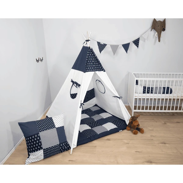 Ullenboom Tipi Anker Blauw 4 Ullenboom Tipi Anker Blauw - Afbeelding 2