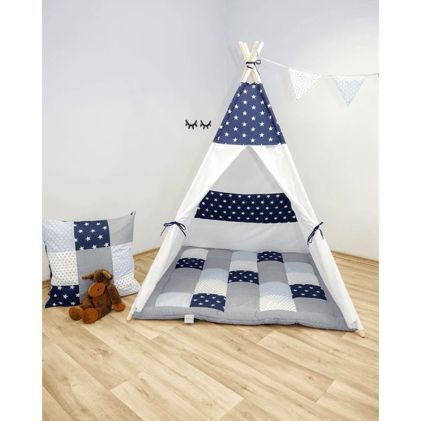 Ullenboom Tipi Blauw Licht Blauw Grijs 7 Ullenboom Tipi Blauw Licht Blauw Grijs - Afbeelding 5