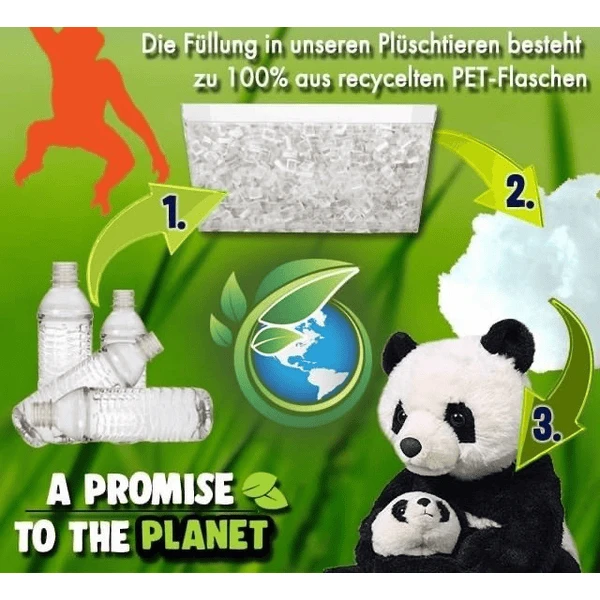 Wild Republic Knuffel Mama En Baby Panda 6 Wild Republic Knuffel Mama En Baby Panda - Afbeelding 4