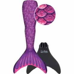 XTREM Toys And Sports FIN FUN Zeemeermin Mermaidens Original Maat Youth S/M Purple