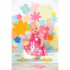 Zapf Creation BABY Born® Jurkje Bloem 43cm 9 Zapf Creation BABY Born® Jurkje Bloem 43cm -Pink or blue zapf creation baby born jurkje bloem 43cm a335612 2