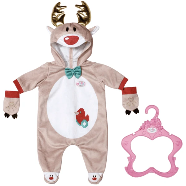 Zapf Creation BABY Born® Rendier Onesie 43 Cm 7 Zapf Creation BABY Born® Rendier Onesie 43 Cm - Afbeelding 5