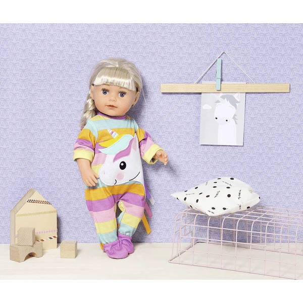 Zapf Creation Dolly Moda Eenhoorn Romper, 43cm 4 Zapf Creation Dolly Moda Eenhoorn Romper, 43cm - Afbeelding 2