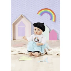 Zapf Creation Dolly Moda Paris Look 43 Cm -Pink or blue zapf creation dolly moda paris look 43 cm a312272 4