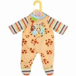 Zapf Creation Dolly Moda Romper Met Giraffe 43cm -Pink or blue zapf creation dolly moda romper met giraffe 43cm a363021 3