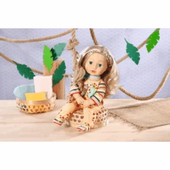 Zapf Creation Dolly Moda Romper Met Giraffe 43cm -Pink or blue zapf creation dolly moda romper met giraffe 43cm a363021 4